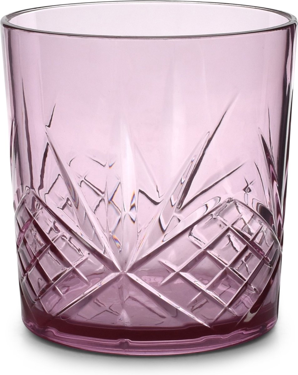 S&P Costa - 4 glazen 360ml - roze acryl tu lu