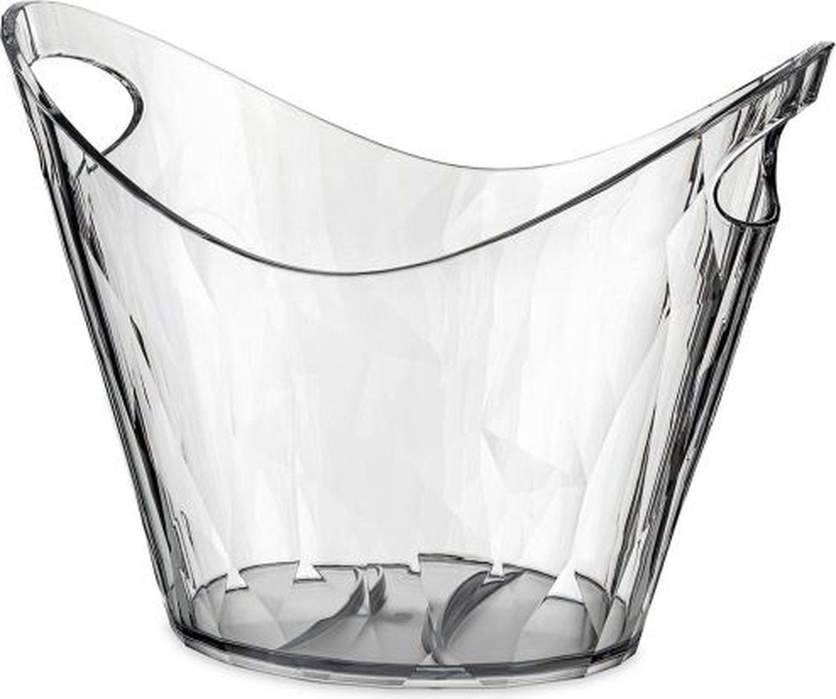 KOZIOL Club bucket cooler 6L - crystal clear superglas