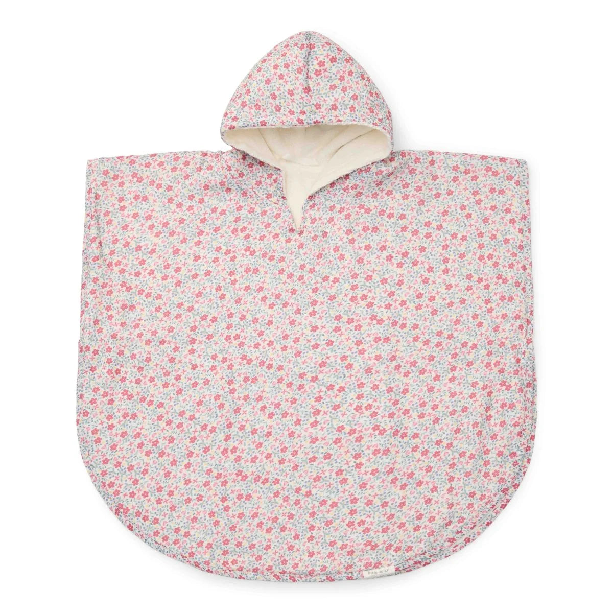 LITTLE DUTCH Strandponcho - sunny flowers