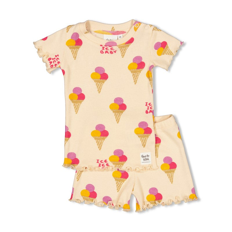 FEETJE Summerwear Isa Icecream set - perzik - 104