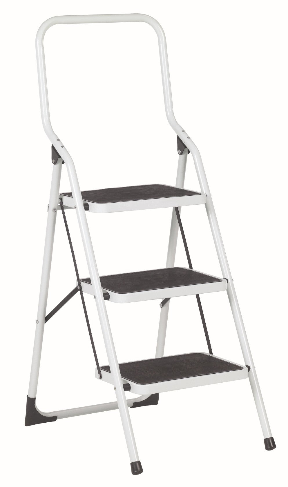 ESCALO Trapladder Big Step - 3 brede treden - wit                (Groupage)