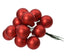Kerstballen op draad glas mat 2cm - kerstrood