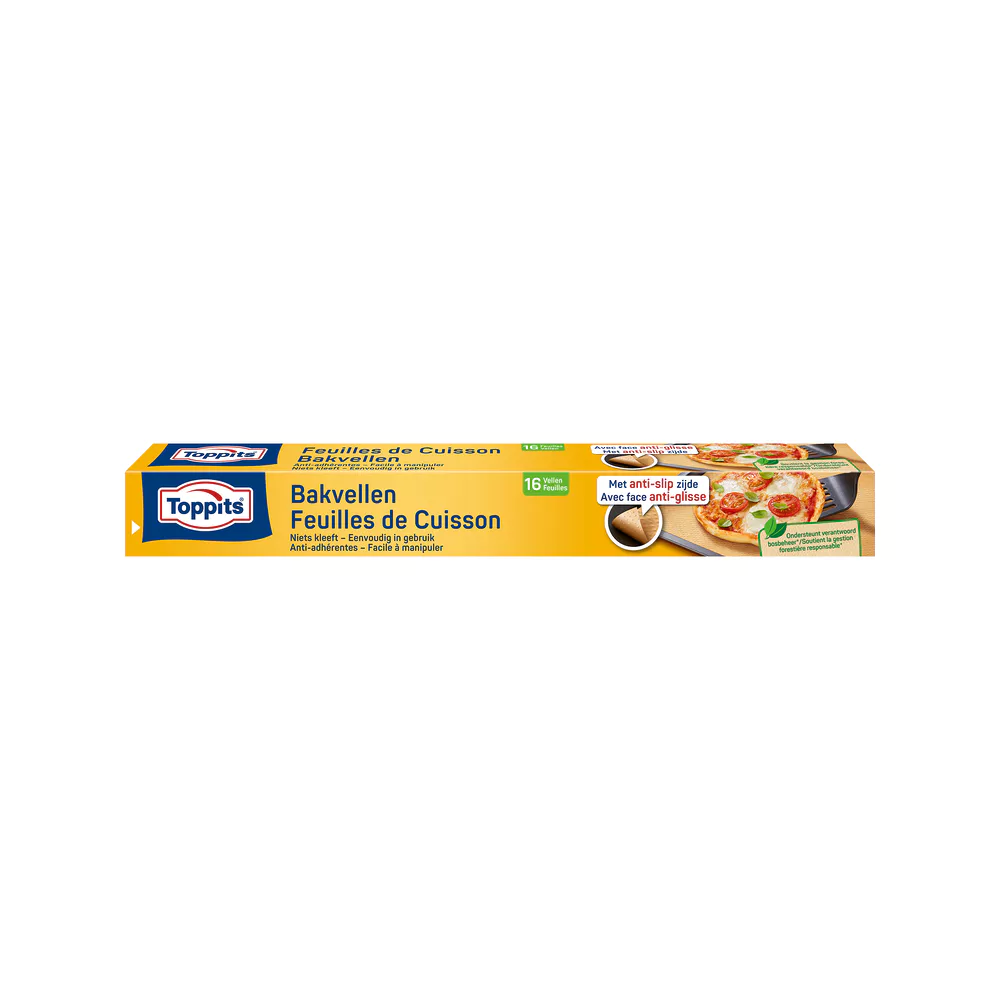 TOPPITS - Bakpapier vellen - 16stUKS