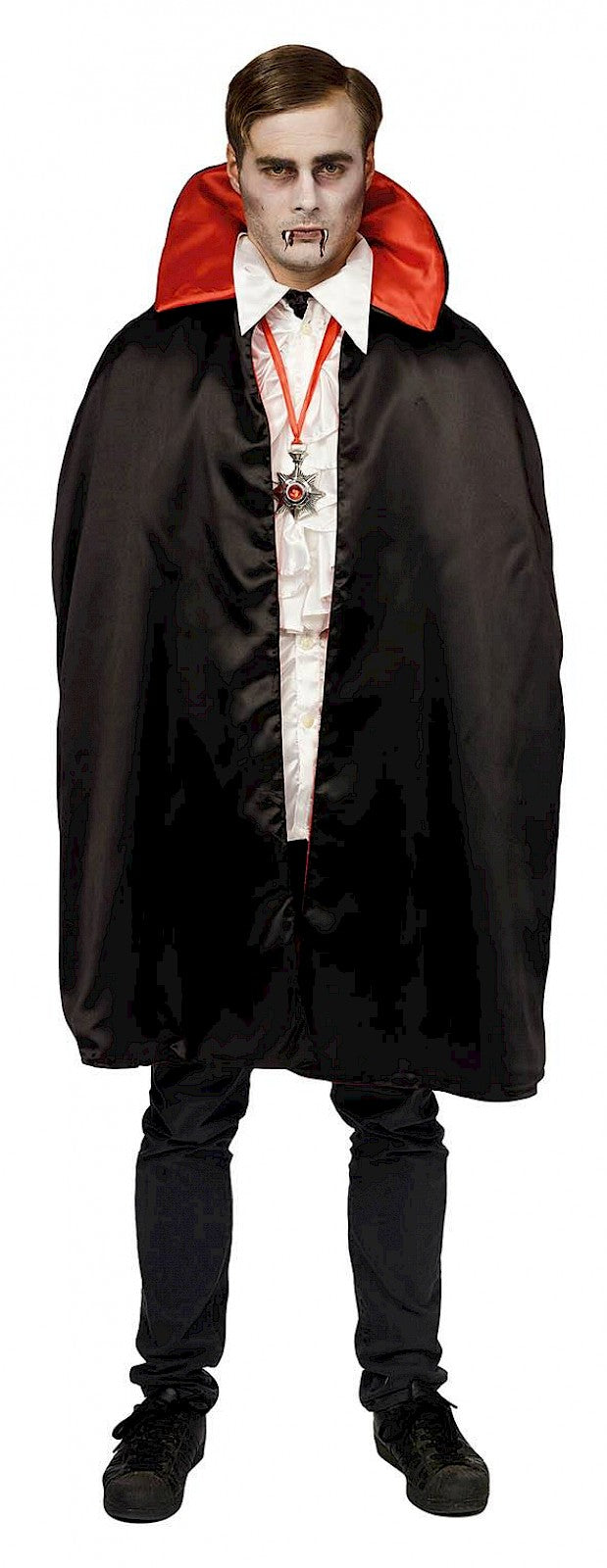 Cape Dracula - zwart/rood - 44