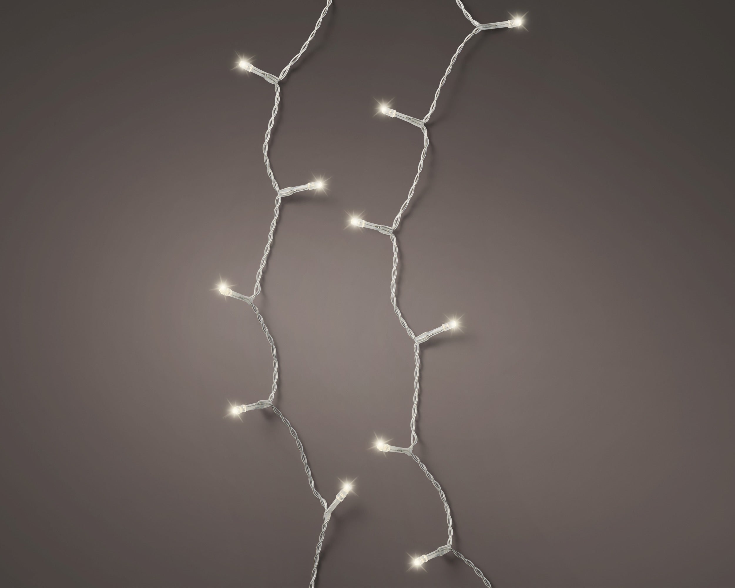 Lumineo LED durawise basic twinkel baterij 350cm 48L - zwart/warm wit - kerstverlichting
