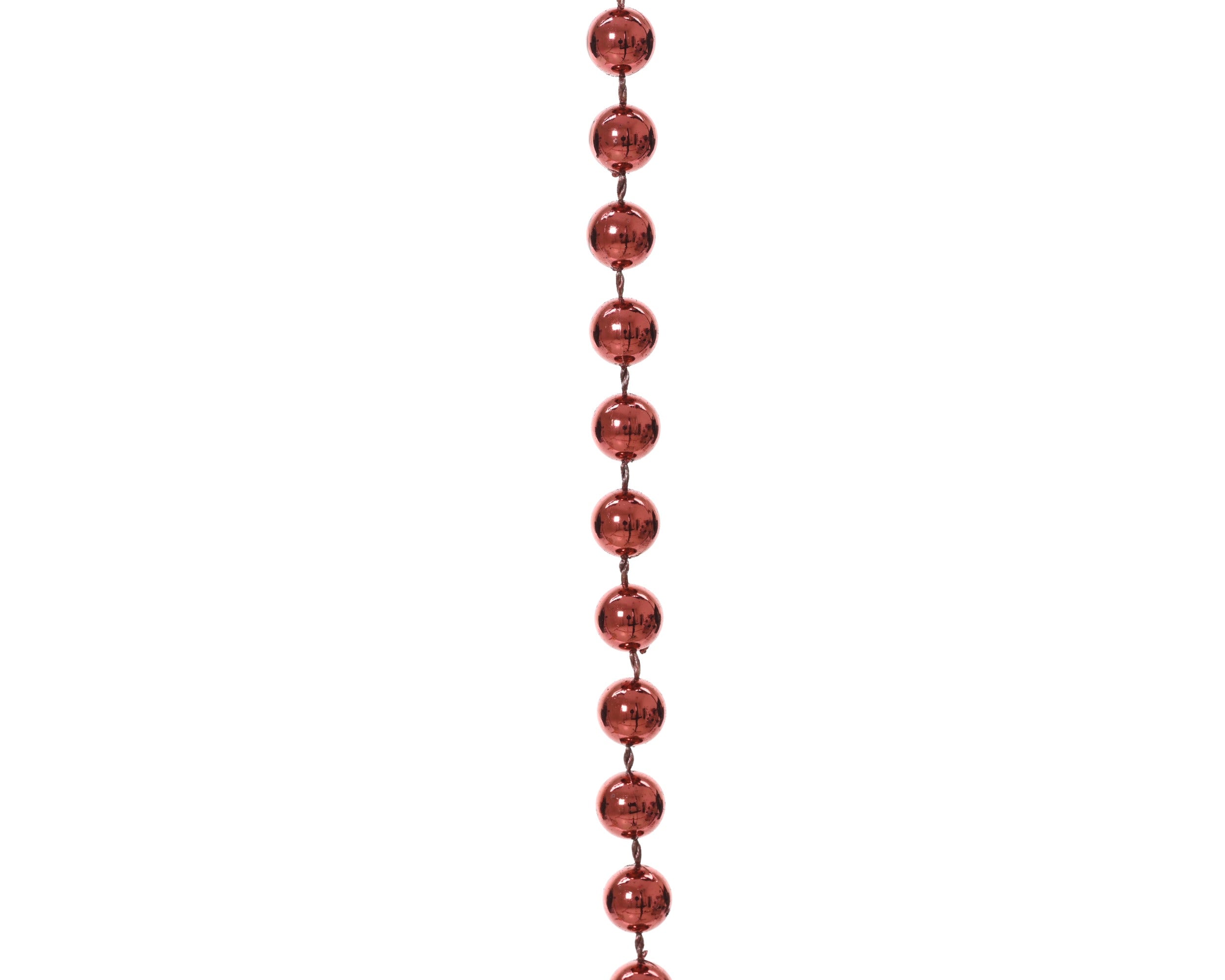 Kerst kralenketting 10m - kerstrood