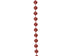 Kerst kralenketting 10m - kerstrood