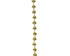 Kerst kralenketting 10m - licht goud