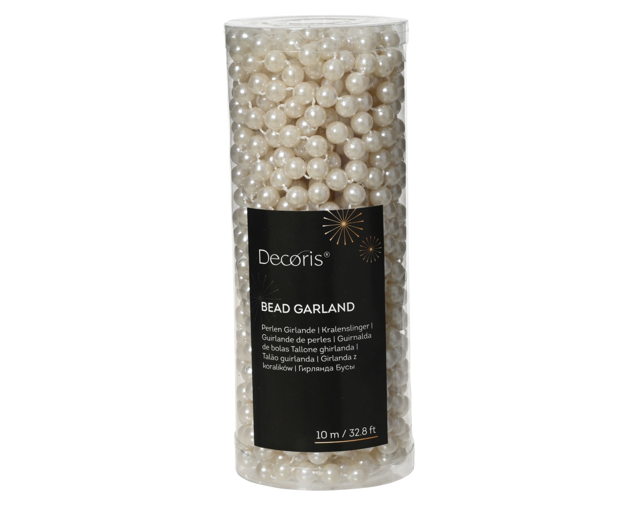 Kerst kralenketting 10m - parel