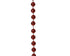Kerst kralenketting 10m - ossenbloed