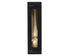 Kerst piek glas emaille 26cm - parel (prijs per stuk)