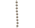 Kerst kralenketting 10m - poederroze