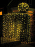 Lumineo LED net 130x100cm 96L - zwart/warm wit  - kerstverlichting