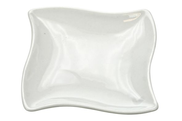 Aperoschaaltje 8x8cm - wit - set/6 tu
