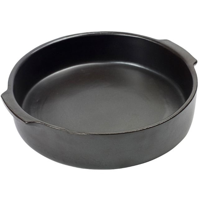 PASCALE NAESSENS Pure - Ovenschaal rond zwart - XL 31x7cm