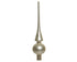 Kerst piek glas mat 26cm - parel (prijs per stuk)