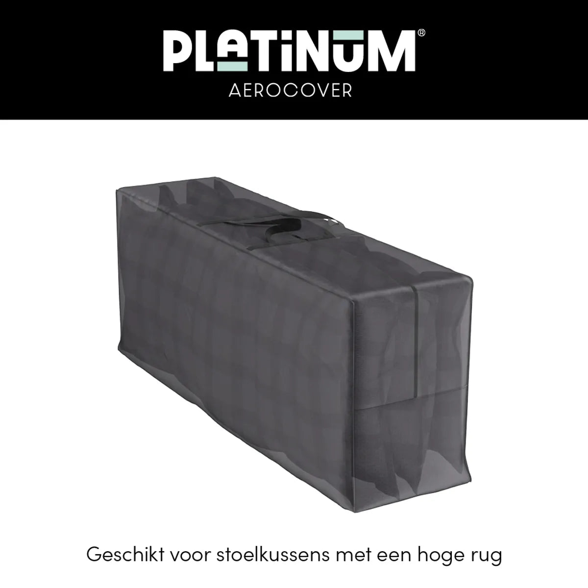 AEROCOVER kussenhoes - 125x32xH50cm - antraciet