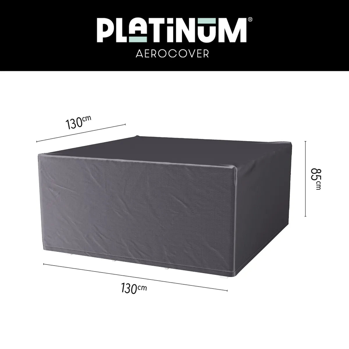 AEROCOVER Tuinset hoes - 130x130xH85cm - antraciet