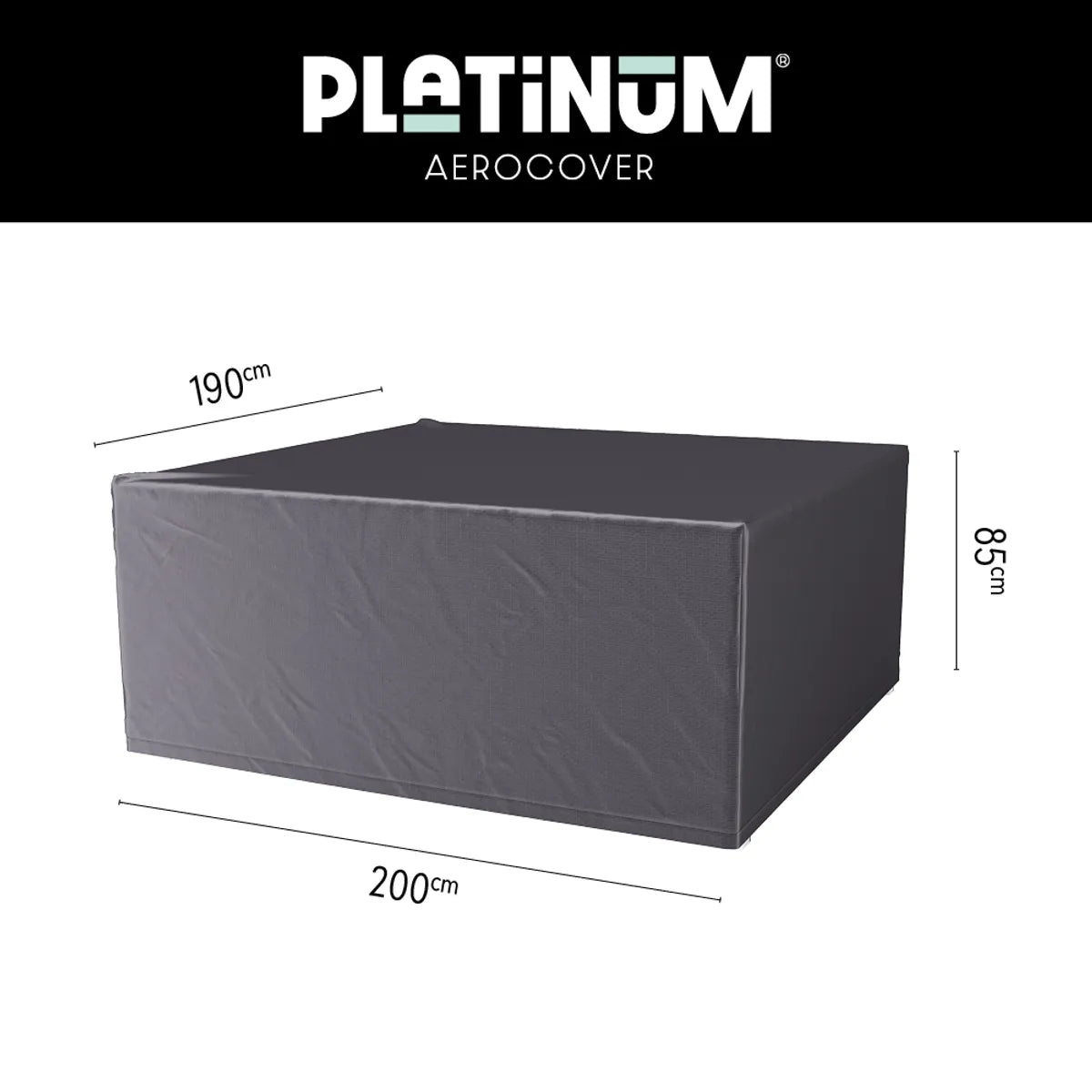 AEROCOVER Tuinset hoes - 200x190xH85cm - antraciet