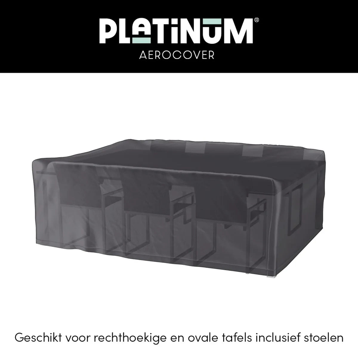 AEROCOVER Tuinset hoes - 240x190xH85cm - antraciet