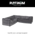 AEROCOVER Loungeset hoes L-vorm- 300x300 x100xH70cm - antraciet