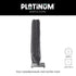AEROCOVER Free-arm parasol hoes - H250x 55/60cm - antraciet - beschermhoes