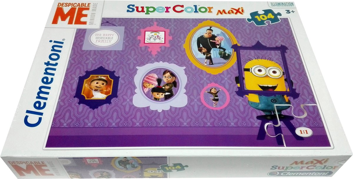 MINIONS Happy Family - maxi puzzel 104st