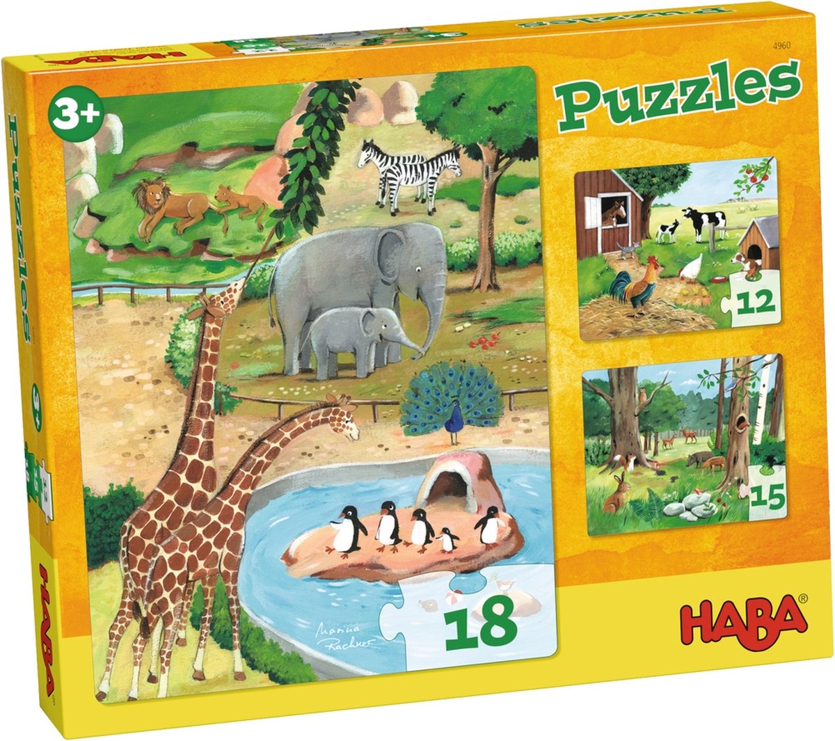 HABA Puzzel - dieren 004960