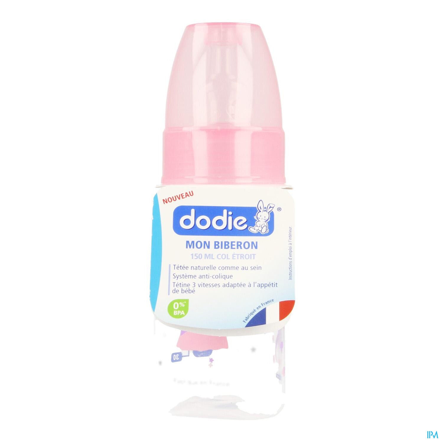 DODIE zuigfles 150ml - roze prinses 3263373     tu uc