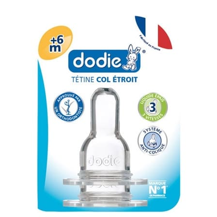 Zuigspeen dikke voeding silicone - +6m 3134715    tu uc