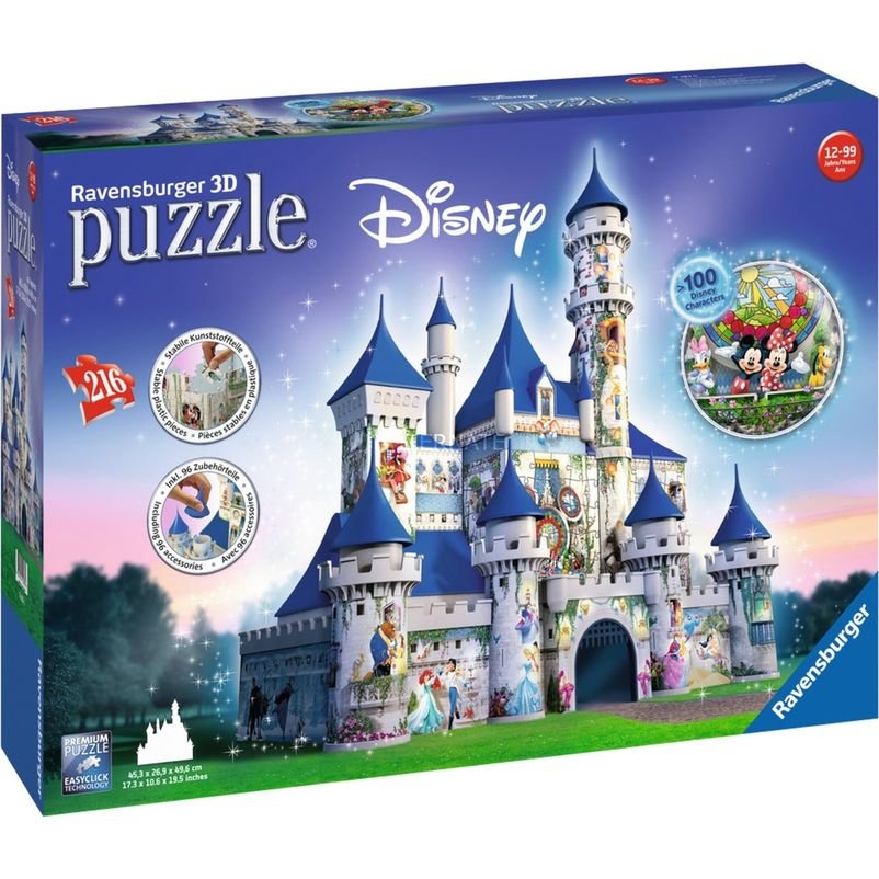 RAVENSBURGER Puzzel 3D - Disney Castle