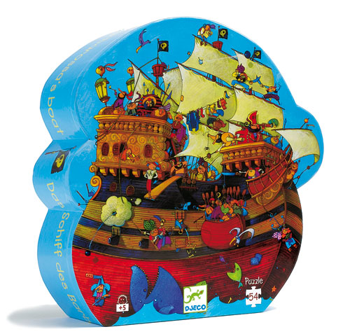 DJECO Puzzel silhouette - Barbarossa's boot 54st.