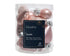 Kerstballen hart glas emaille/mat mix 4.5x4cm - poederroze 12st.