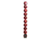 Kerstballen kunststof glans/mat/glitter mix 6cm - kerstrood 10st.