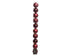 Kerstballen kunststof glans/matt/glitter mix 6cm - ossenbloed 10st.
