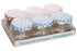 COSY&TRENDY - 6 confituurbokalen 330ml - blauw/ rood