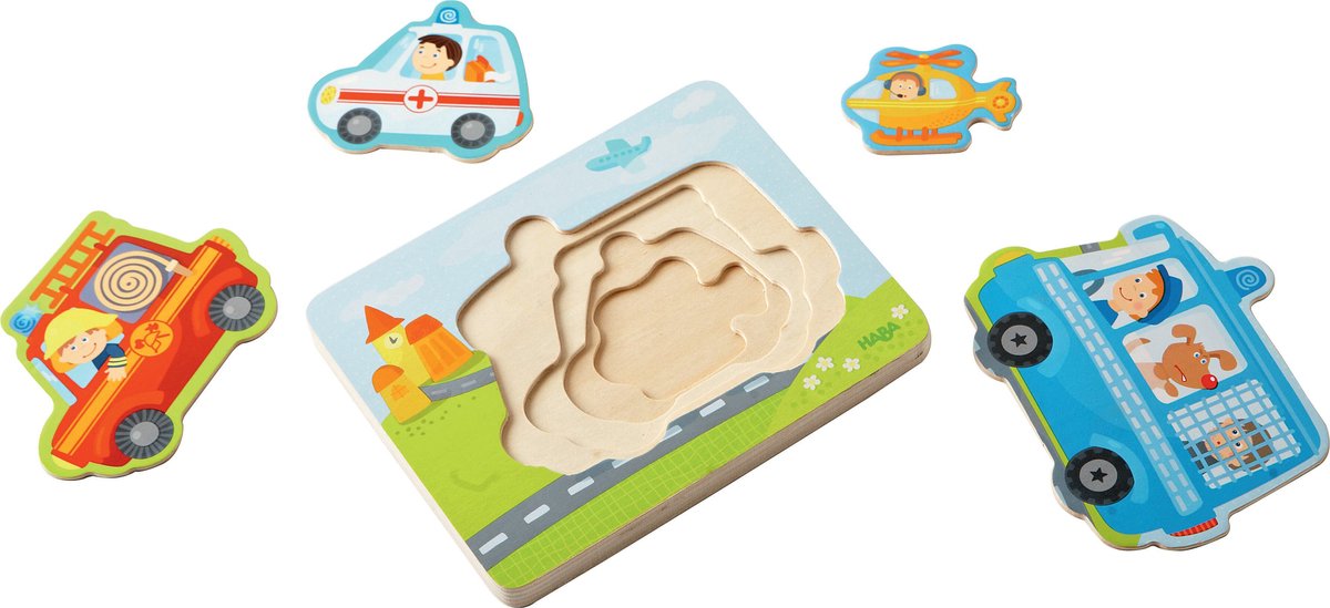HABA Puzzel hout - In actie 302650