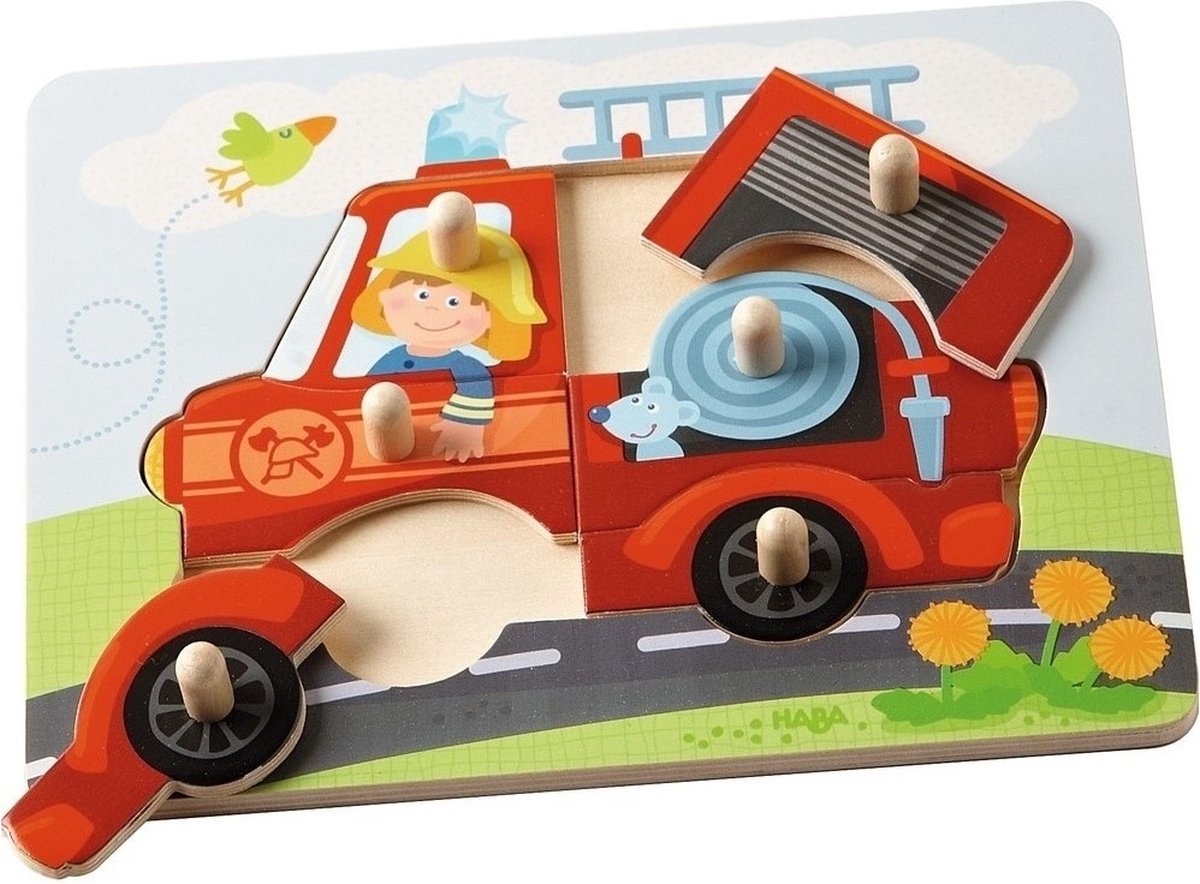 HABA Inlegpuzzel - Brandweer