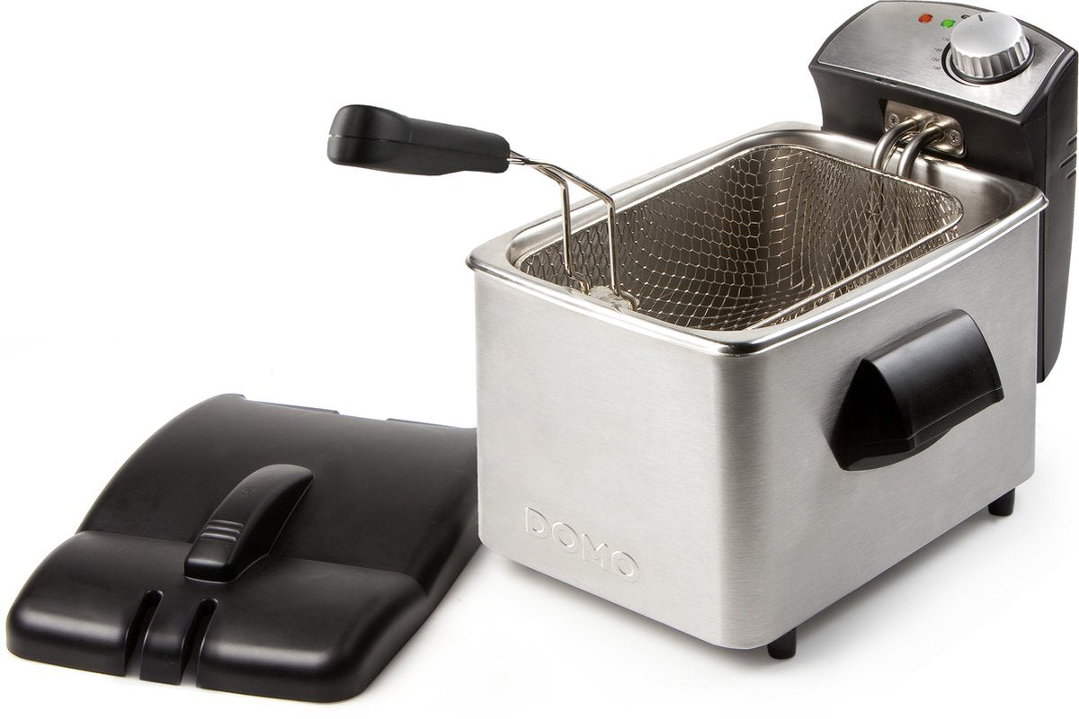 DOMO Friteuse 4L - inox 15229519