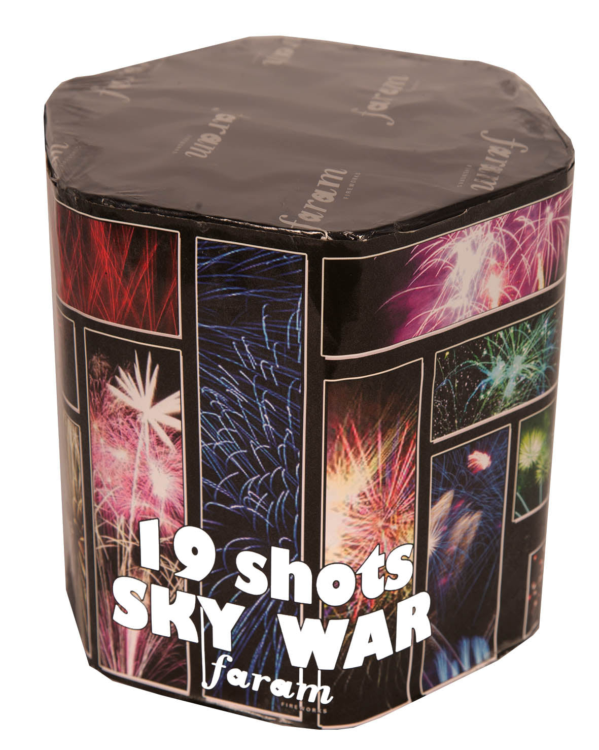 Vuurwerk Sky War - 19 shots - 305,9g F2 30sec