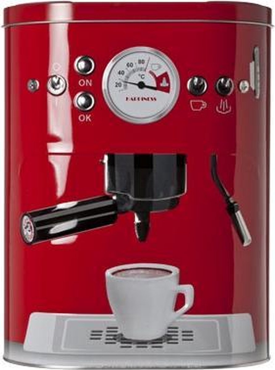 Doos koffie 3D - 17x10x22cm - rood TU UC