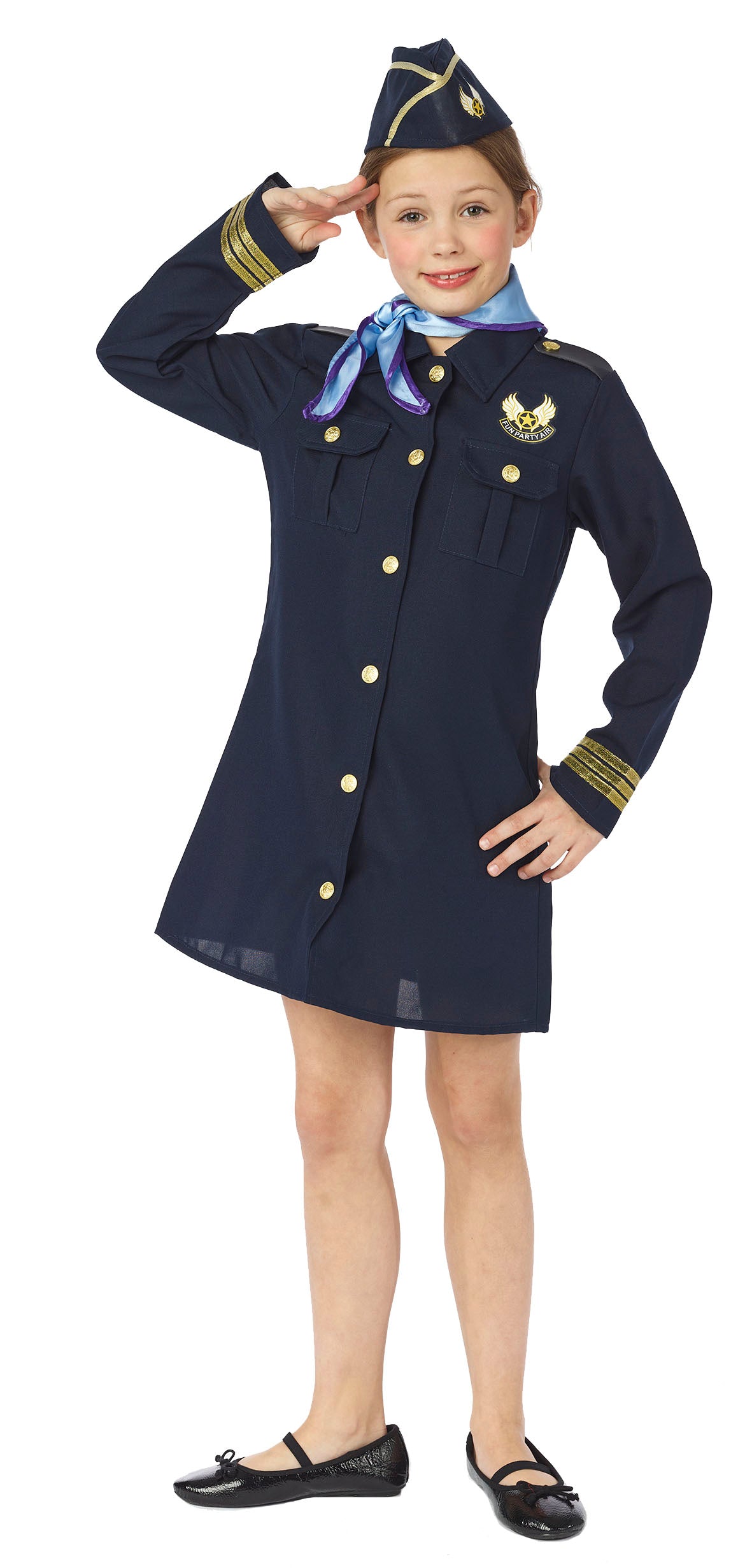 Verkleed kostuum AIR HOSTESS - 164