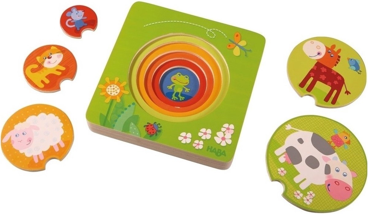 HABA Puzzel hout - Boerderijdieren 301647