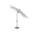 Platinum RIVA parasol - 2.5x2.5m - wit/ antra  excl. voet