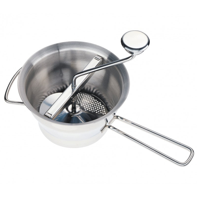 KuchenProfi groentenmolen 20cm m/4 zeven - rvs passeerzeef passe-vite