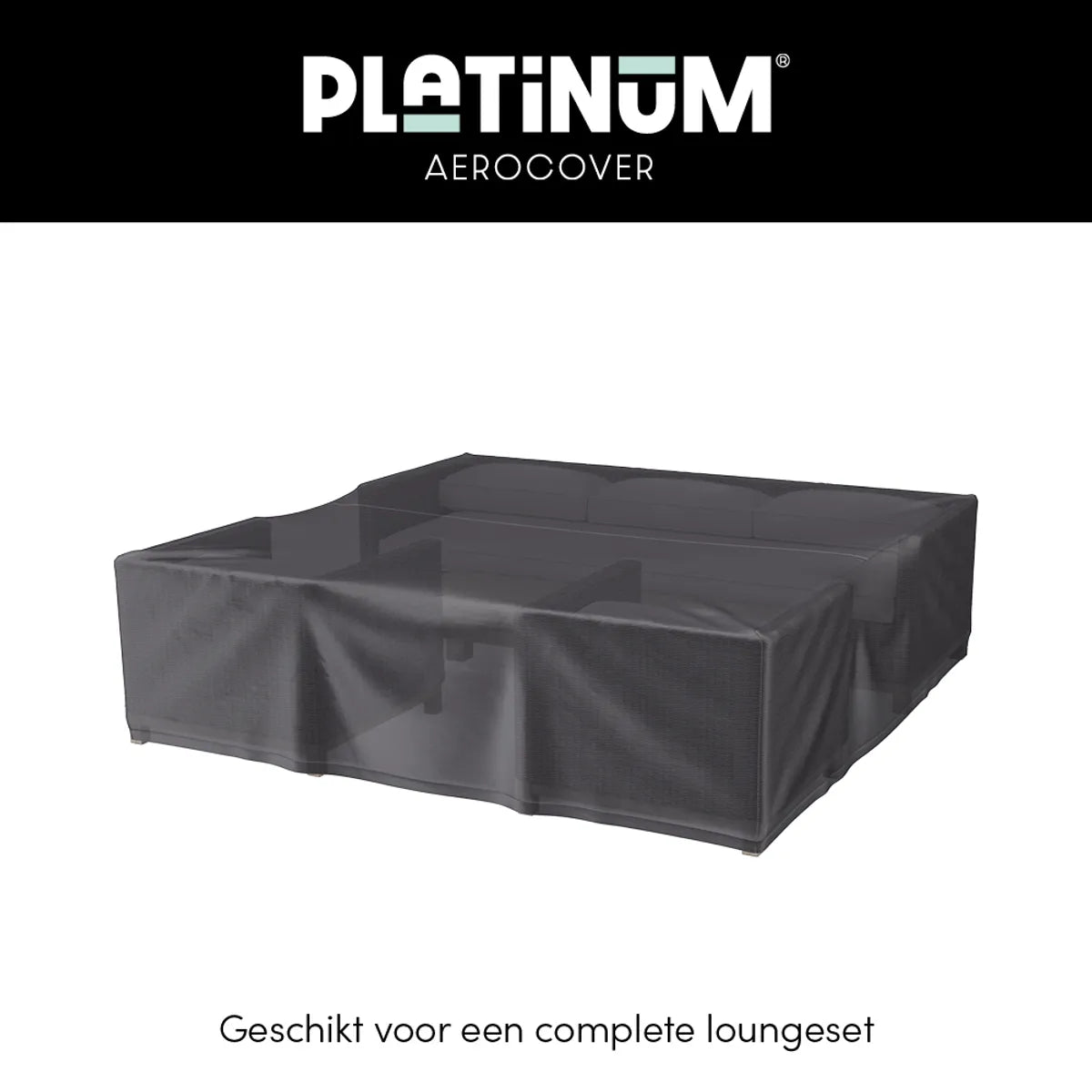 AEROCOVER Loungeset hoes - 400x300xH70cm - antraciet