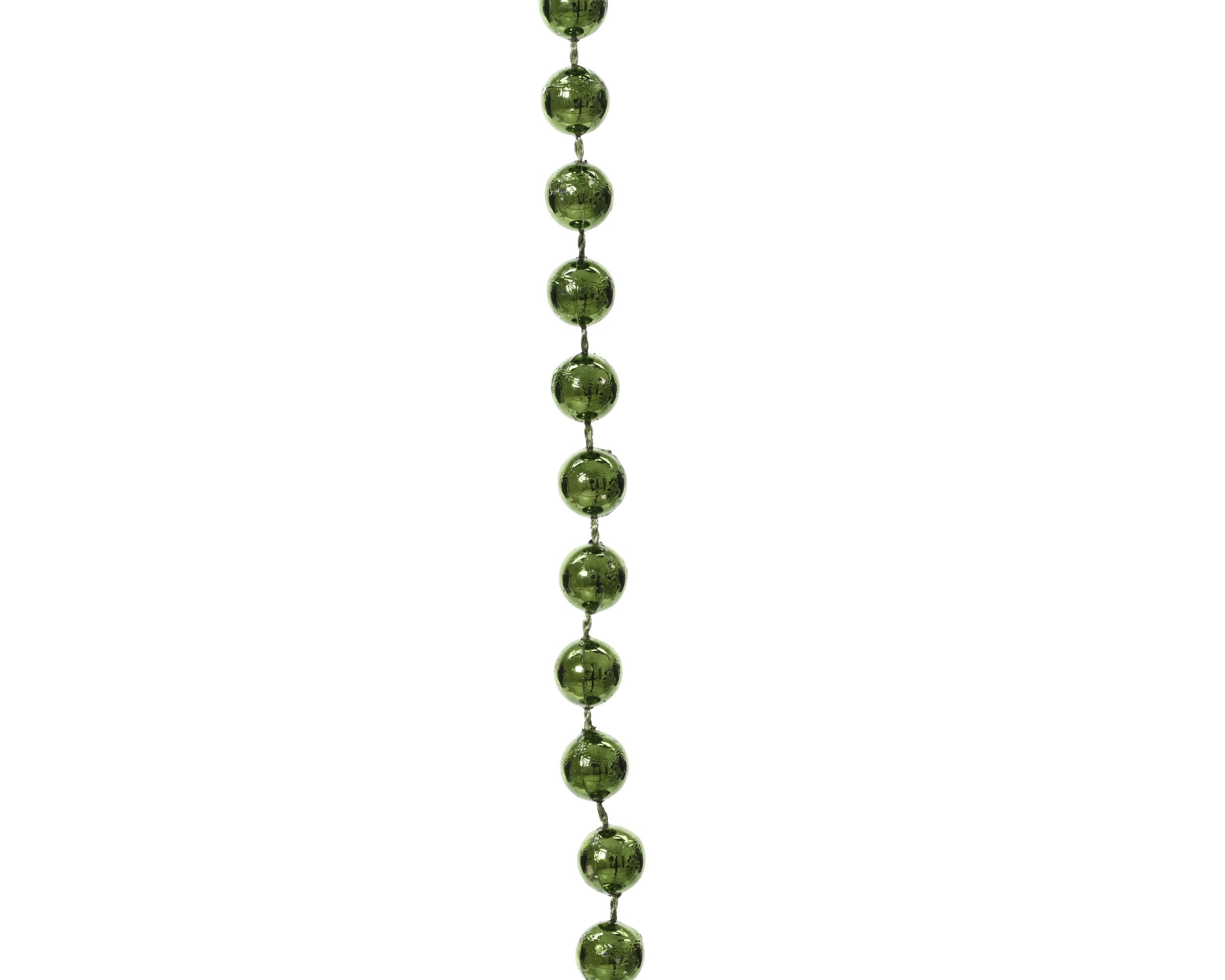 Kerst kralenketting 10m - dennengroen