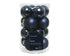 Kerstballen glas glans/mat mix 3.5cm - nachtblauw 16st.