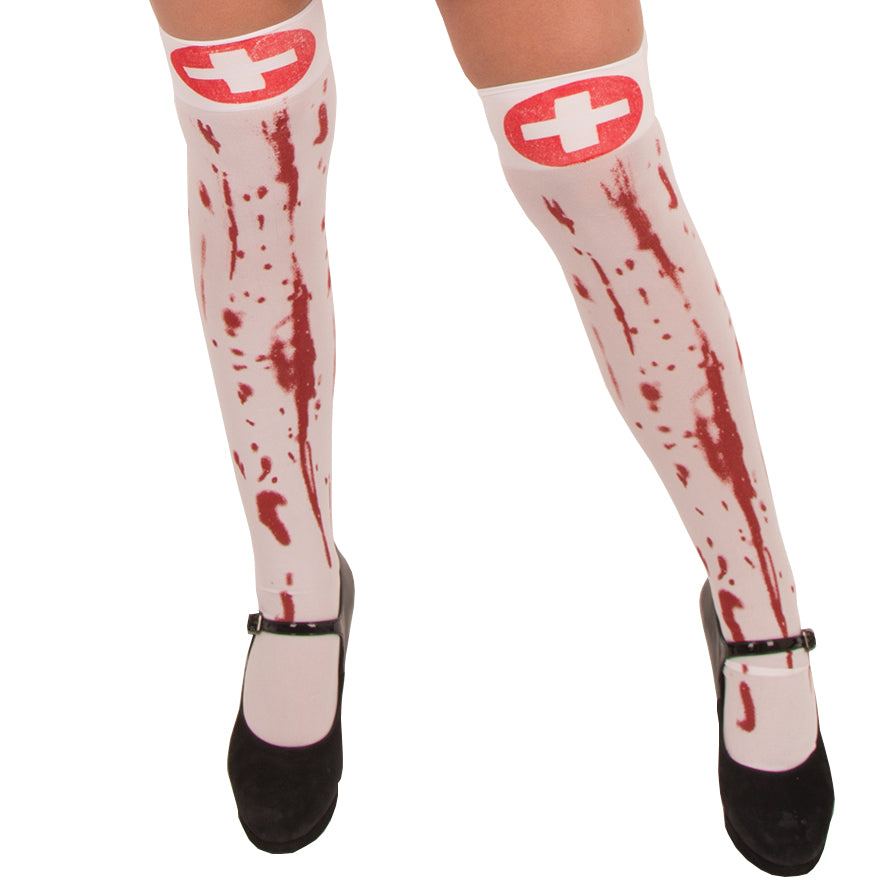 Kniekousen verpleegster - bloed