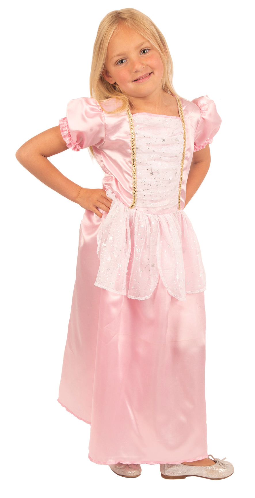 Verkleed kostuum prinses - roze - 116